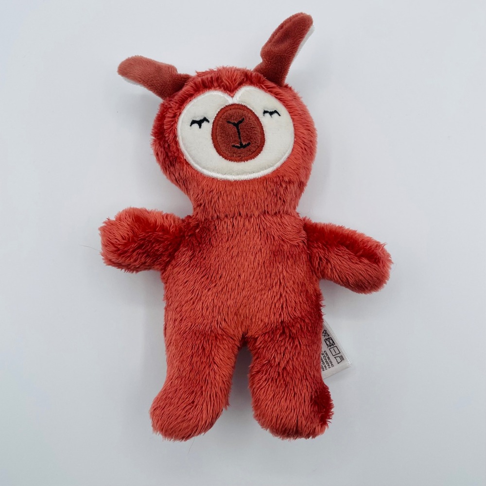 NWOT Slumberkins Llama Plush Toy Red Brown Soft‎ Stuffed Animal Kids Cuddly 6"